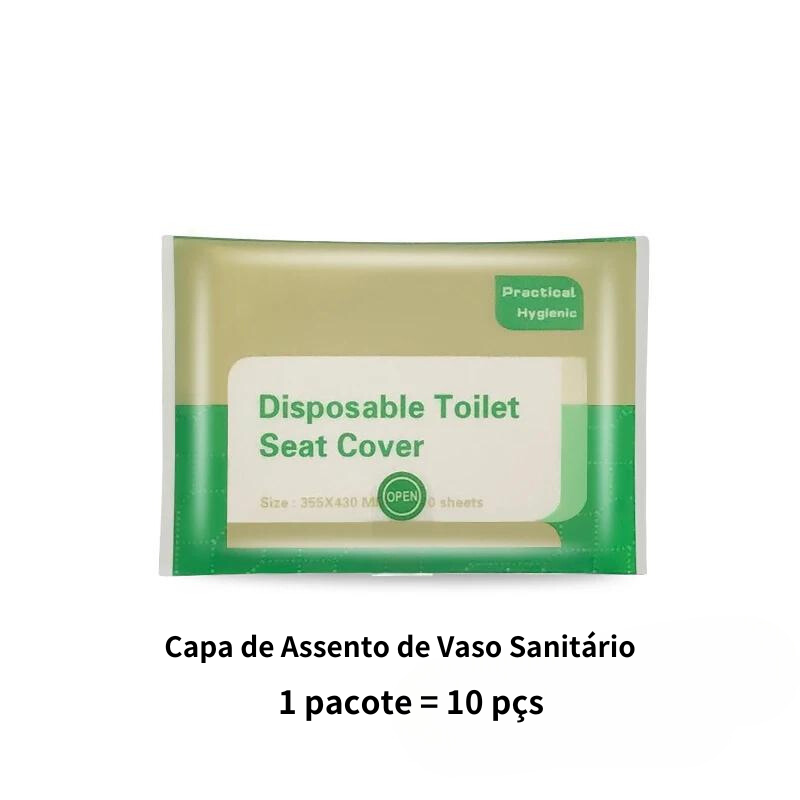 Capa de assento de vaso sanitário descartável